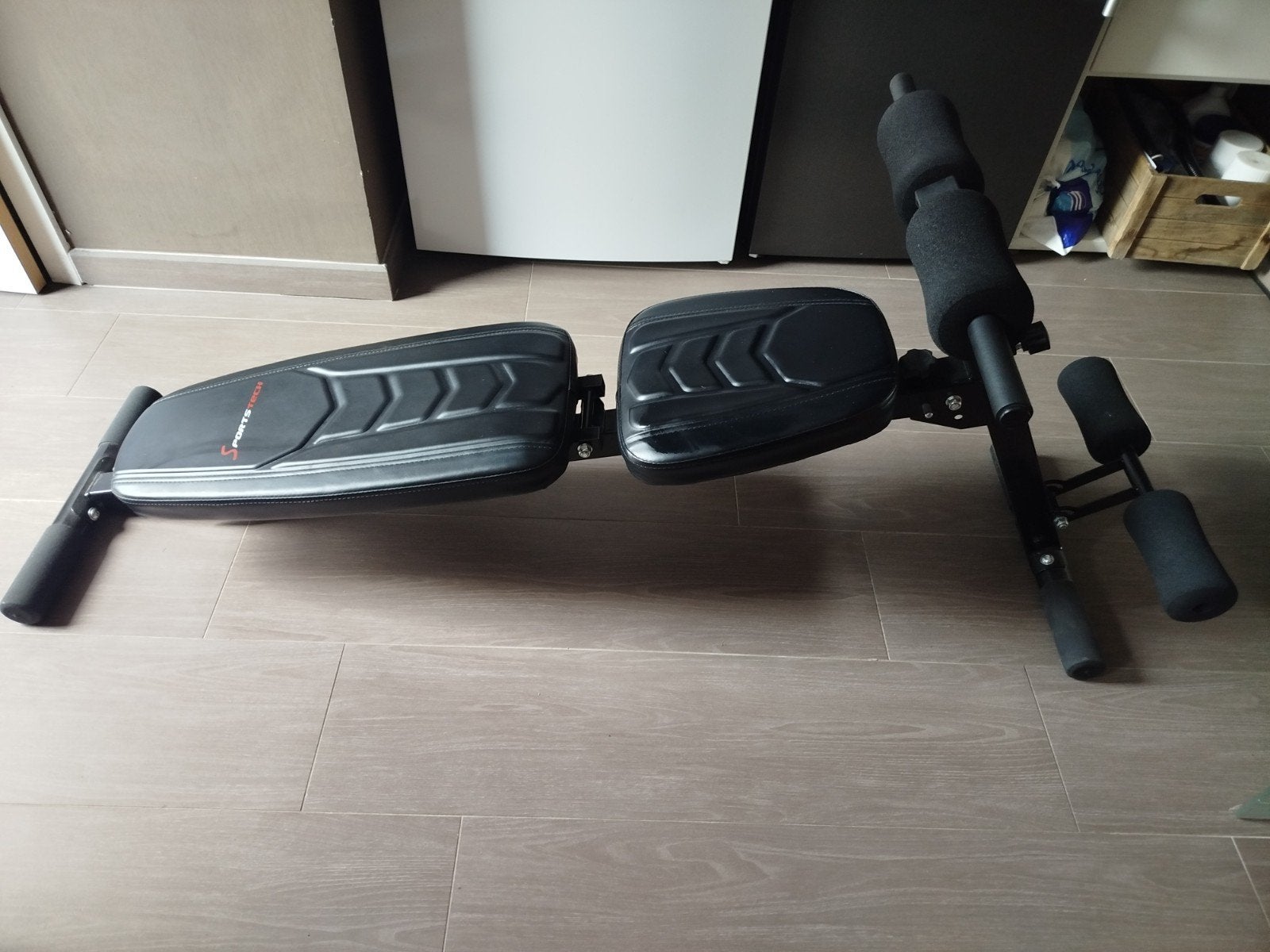 Sportstech BRT500 Halterbank / Fitnessbank, Ophalen