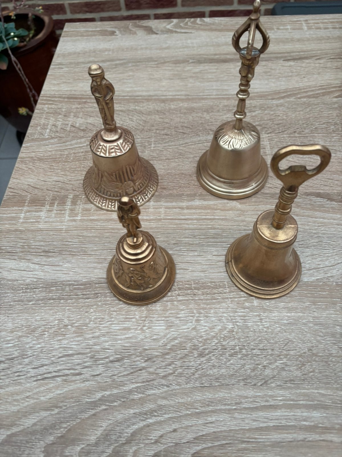 4 Koper  tafel belleprijs, Antiek en Kunst, Ophalen, Koper of Brons