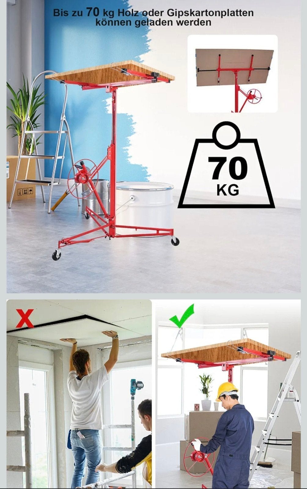leve plaque en location 10€ par jour, Enlèvement