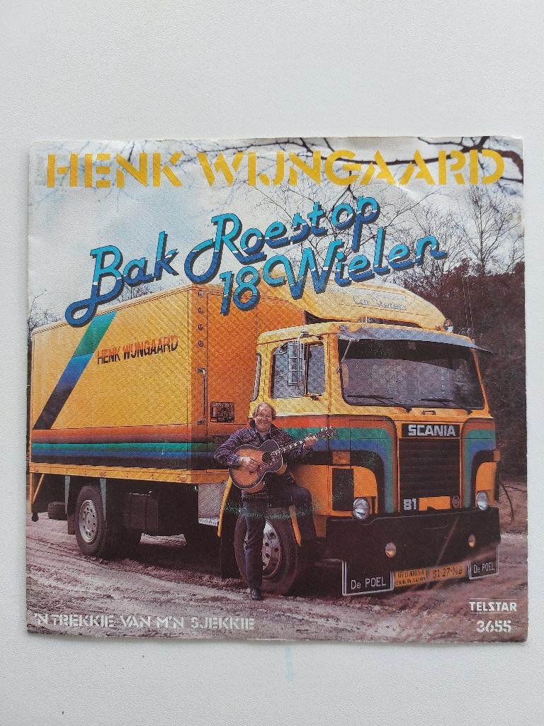 Henk Wijngaard - Bak Roest Op 18 Wielen (1982), Cd's en Dvd's, Ophalen of Verzenden, Nederlandstalig, Single