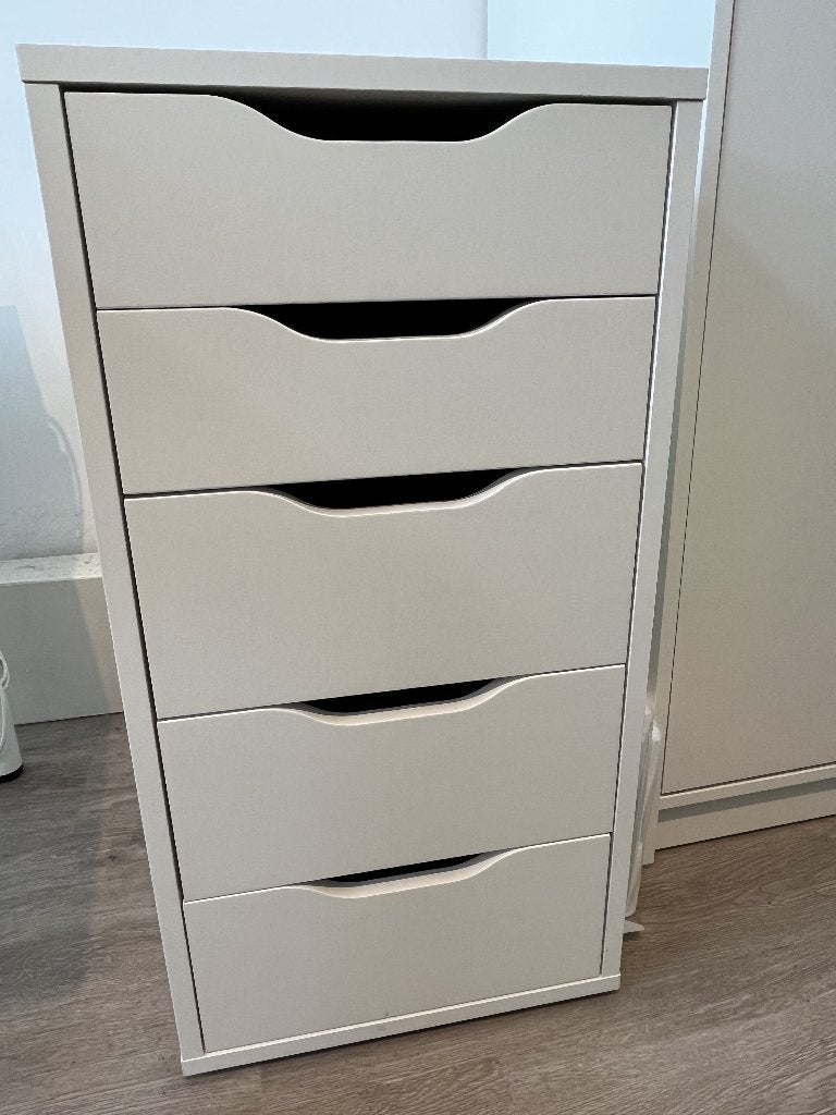 ladenblok wit 5 lades, af te halen, Ophalen, 5 laden of meer, 50 tot 100 cm, Zo goed als nieuw