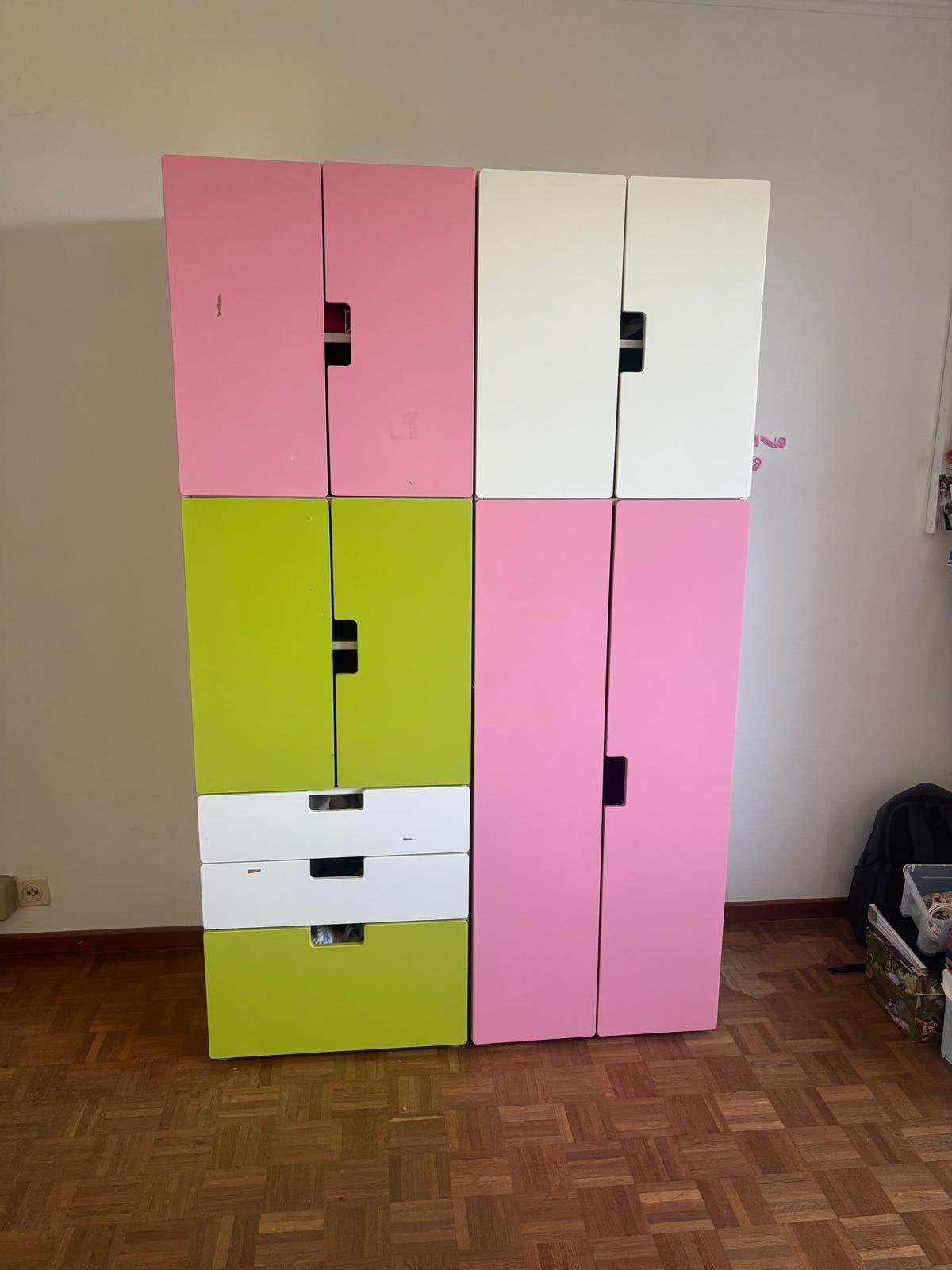 Kinderkast Stuva 120 x 50 x 193, Kinderen en Baby's, Kinderkamer | Commodes en Kasten, Ophalen, Gebruikt, Kast, 50 tot 70 cm