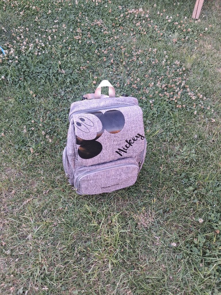 Luiertas, Kinderen en Baby's, Luiertassen, Overige merken, Zo goed als nieuw, Grijs, Opvouwbaar