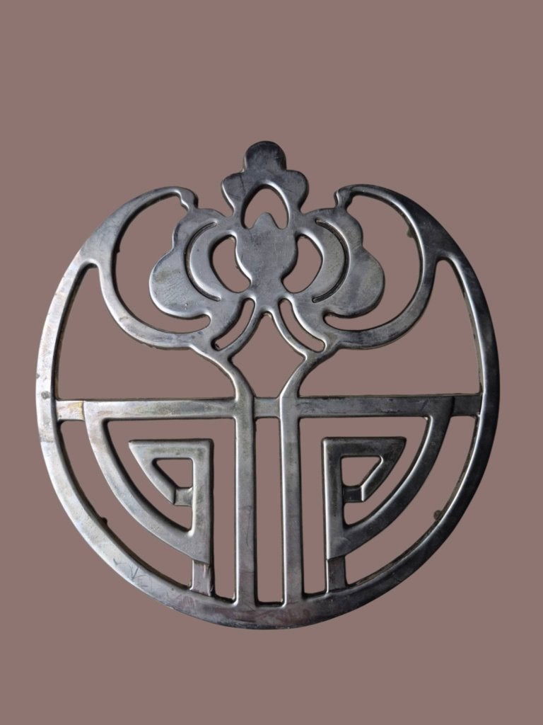 Onderzetter in art deco stijl van 19 cm, Antiek en Kunst, Ophalen