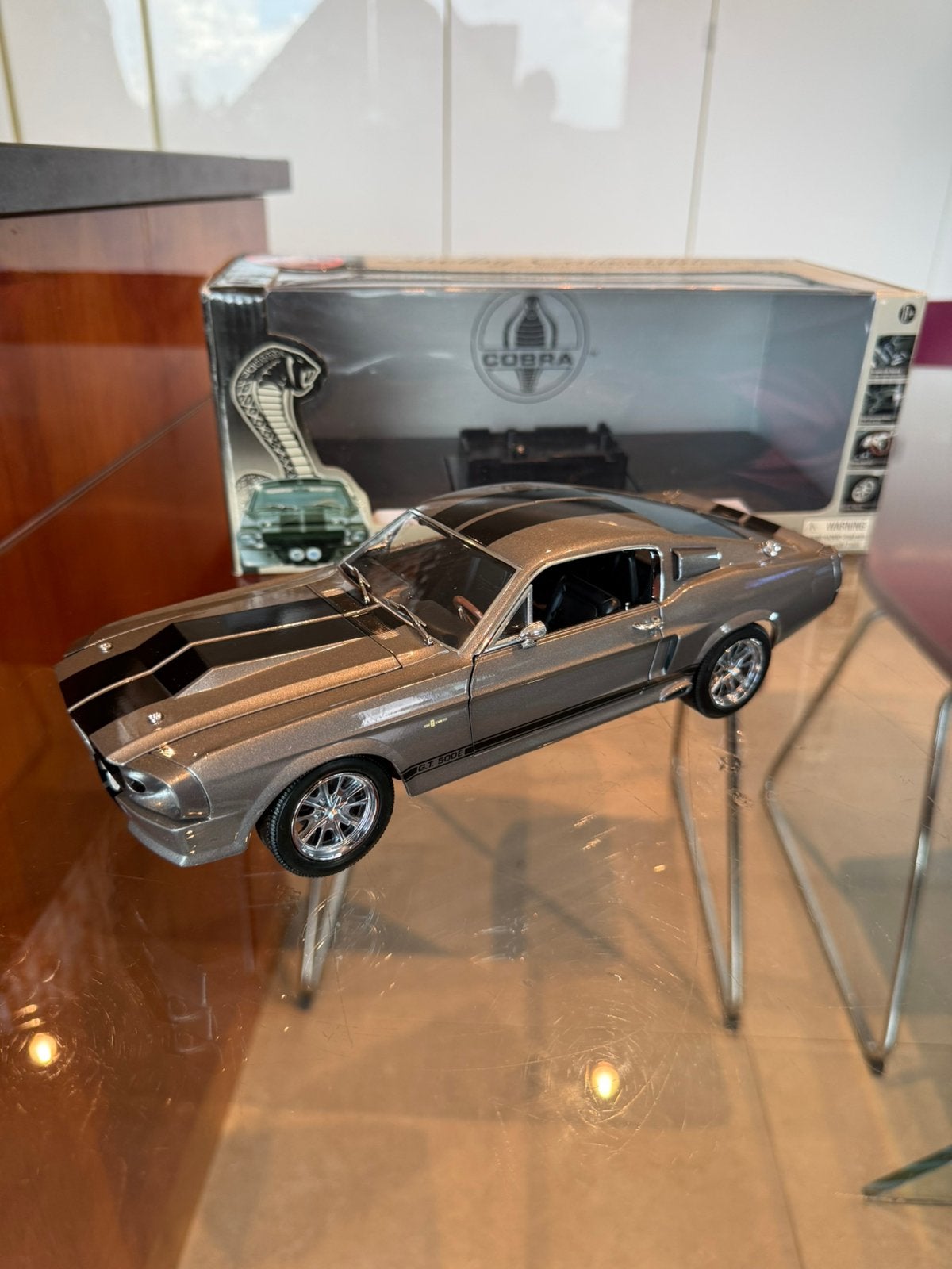 FORD MUSTANG SHELBY ELEANOR GT5001/18Film 60 secondes chrono, Enlèvement ou Envoi, Comme neuf, Voiture