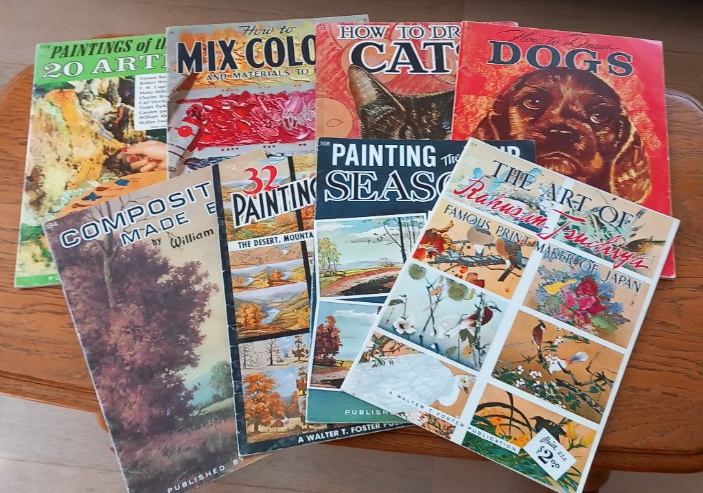 Walter Foster Art - 8 livres, Enlèvement ou Envoi, Utilisé, Livre ou Guide