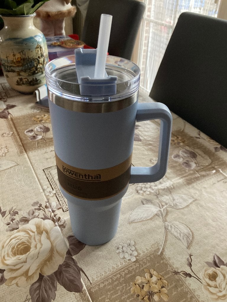 Nieuwe Löwenthal isoleerbeker / drinkbeker met rietje, Ophalen of Verzenden, Nieuw
