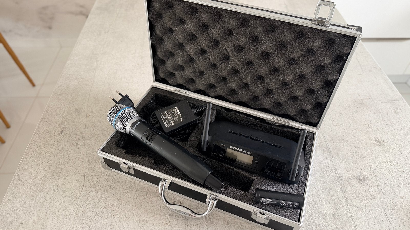 Shure Glxd4 Beta87a, Musique & Instruments, Enlèvement, Comme neuf, Micro chant, Sans fil