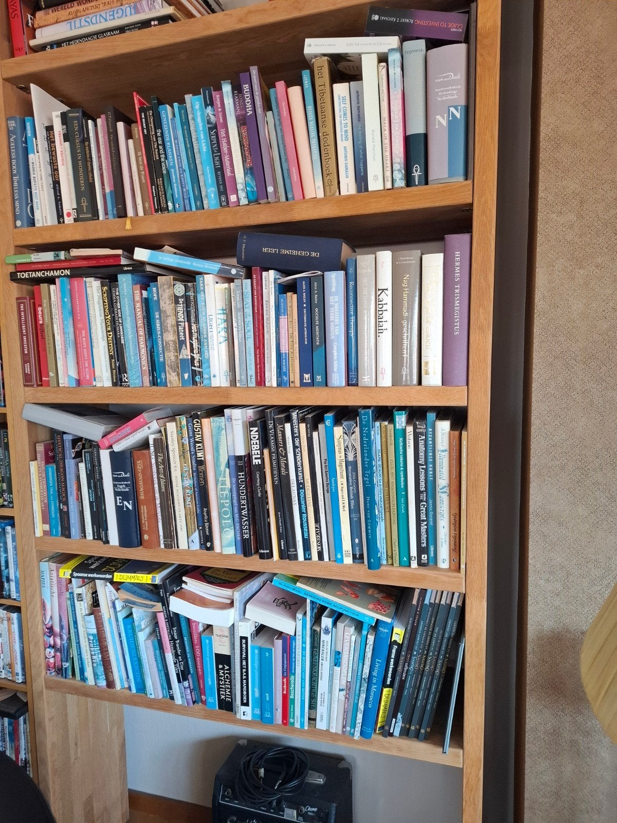 Hout voleik, nu boekenrek., Enlèvement