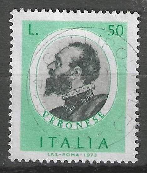 Italie 1973 - Yvert 1155 - Italiaanse Personaliteiten (ST), Verzenden, Gestempeld