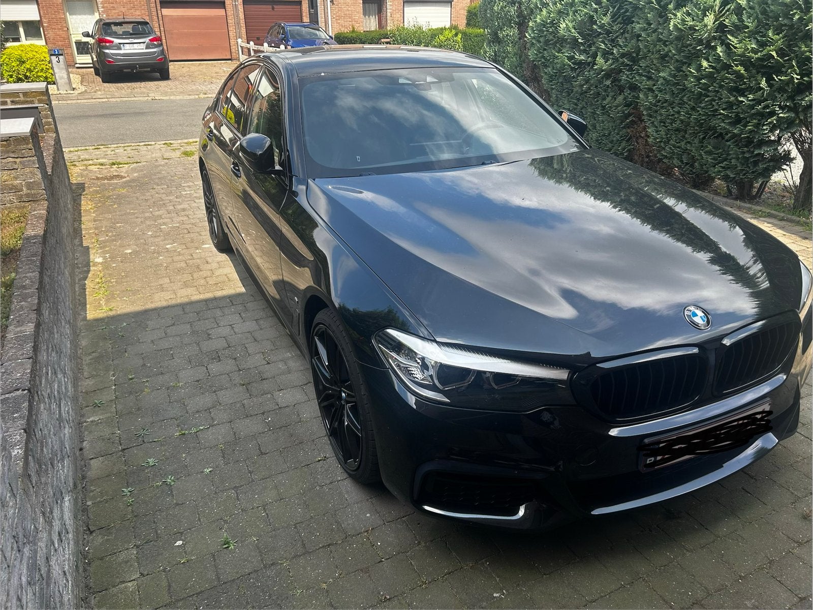 BMW 530e iPerformance Mpack, Auto's, Zwart, Leder, Berline, 5 deurs