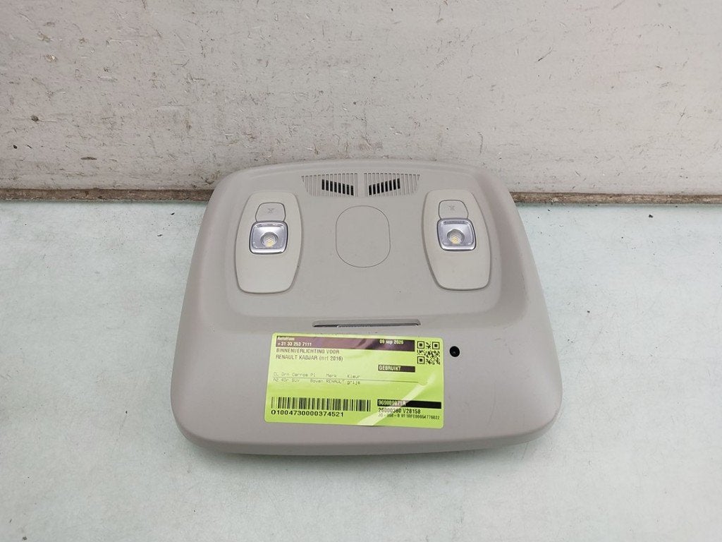 PLAFONNIER AVANT Renault Kadjar (RFEH) (|969809871R|), Renault, Utilisé, Peter-Huppertz-Straße 5
51063  Köln, DE, Dialog.deutschland@renault.de