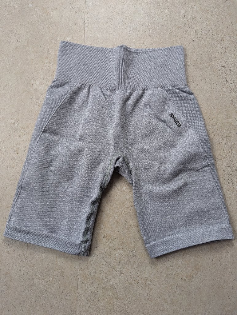 Grijze Gymshark korte broek, Verzenden, Fitness of Aerobics, Maat 34 (XS) of kleiner, Grijs
