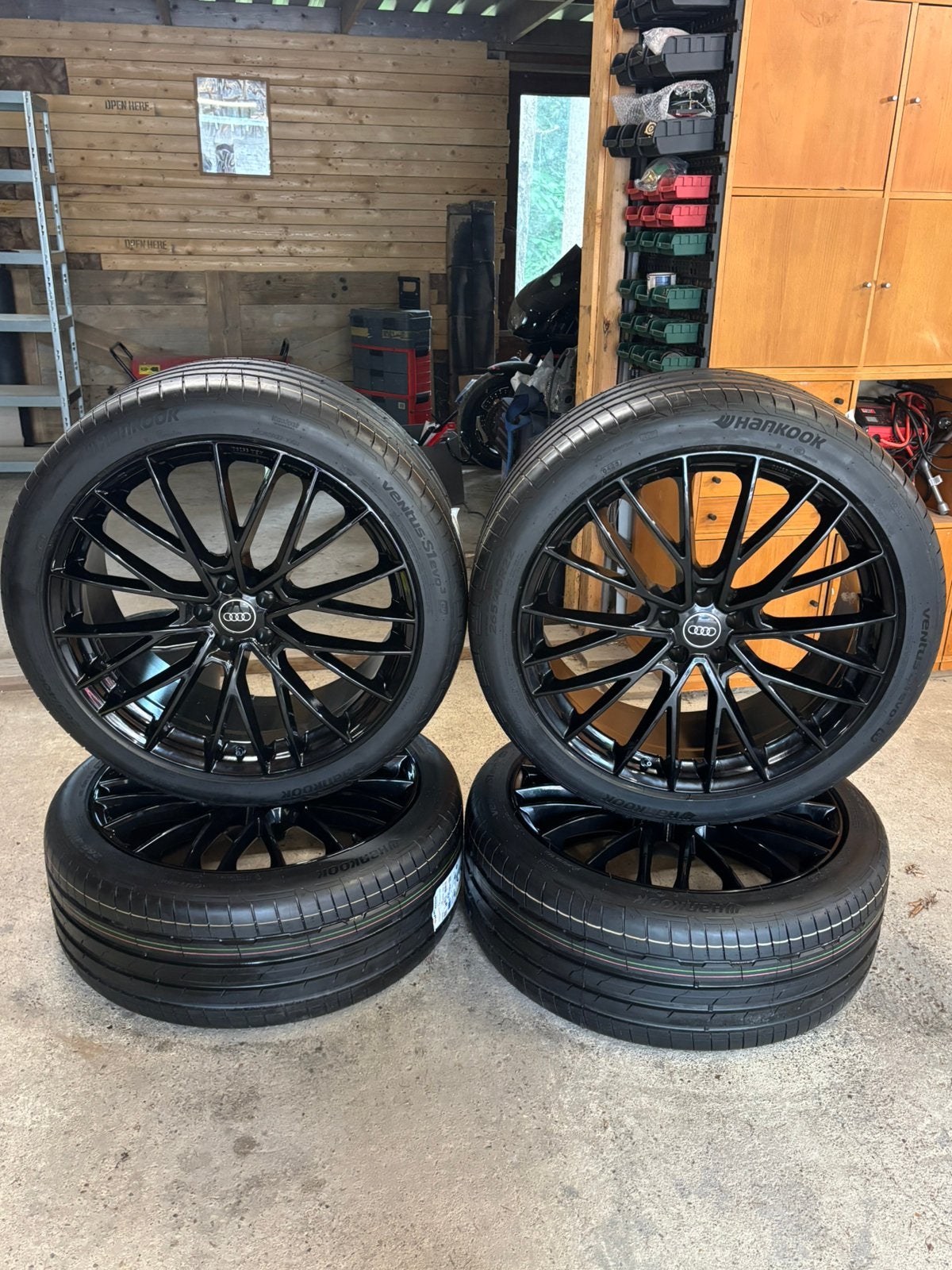 22 inch Audi velgen 5x112, Auto-onderdelen, Banden en Velgen, Ophalen, Band(en)