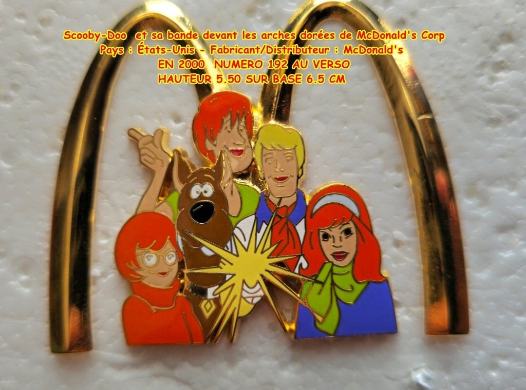 Scooby-Doo  ET McDonald's Corp. NUMEROTE N 192, Envoi, Neuf, Marque