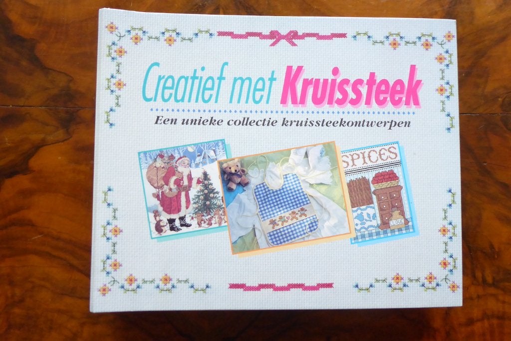 Borduren in kruissteek, Ophalen of Verzenden, Zo goed als nieuw