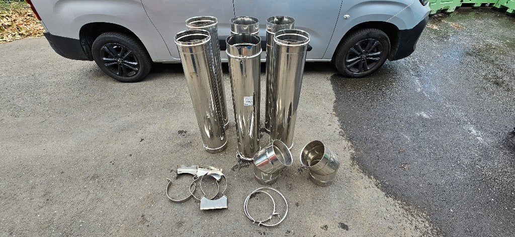 Buse inox 200mm, Inox, 80 mm ou plus, Buse droite, Enlèvement