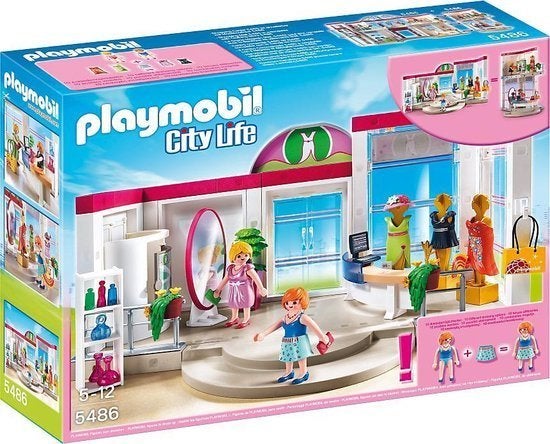 PLAYMOBIL Kledingwinkel - 5486, Neuf, Enlèvement ou Envoi, Kit complet, Autres types