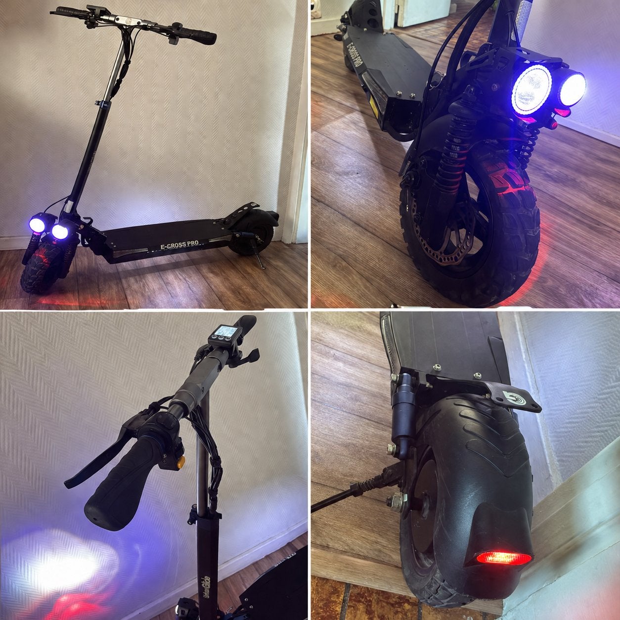 Trottinette électrique urbanglide E-Cross Pro custom, Enlèvement, Comme neuf