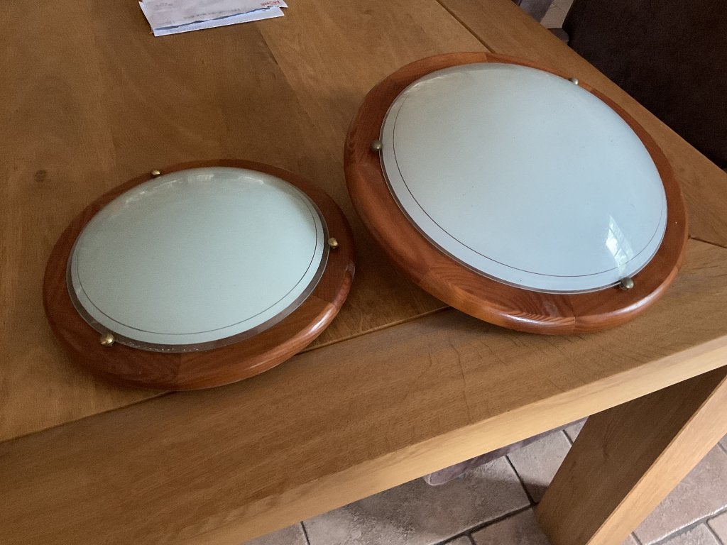 Plafondlampen, Ophalen, Gebruikt, Glas, Landelijk