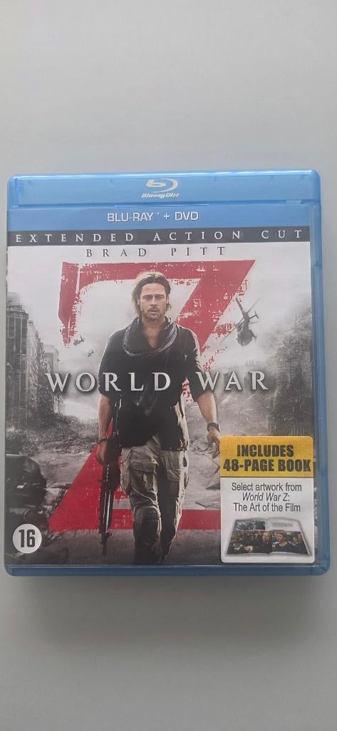 BR - World War Z, Cd's en Dvd's, Blu-ray, Zo goed als nieuw, Horror, Ophalen of Verzenden