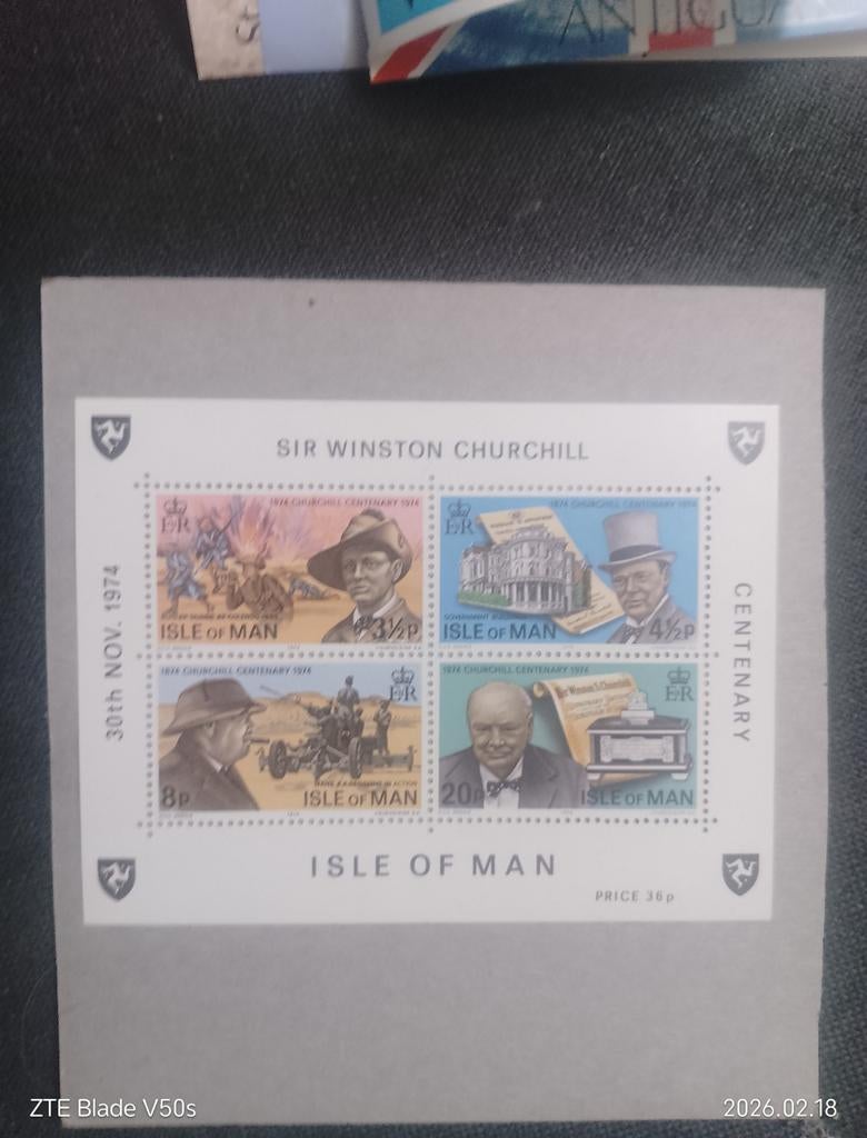 Postzegels Churchill, Ophalen of Verzenden