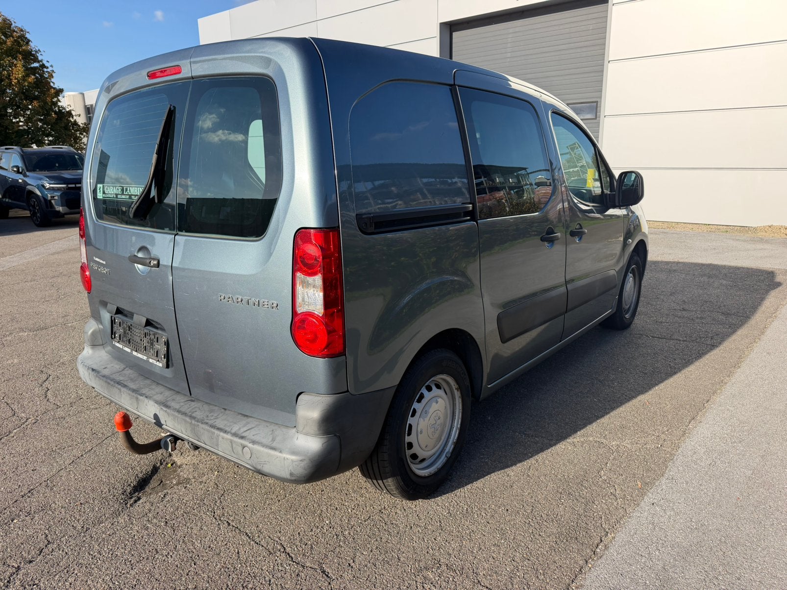 Peugeot partner 1.6 diesel 66 Kw,Bj 2009,Lichte vracht,3 Zit, Auto's, 4 deurs, Stof, Bedrijf, Grijs