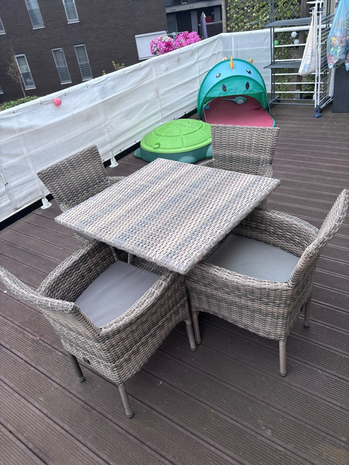 Tuinset, Jardin & Terrasse, Ensembles de jardin, Enlèvement, Comme neuf, Salons de jardin