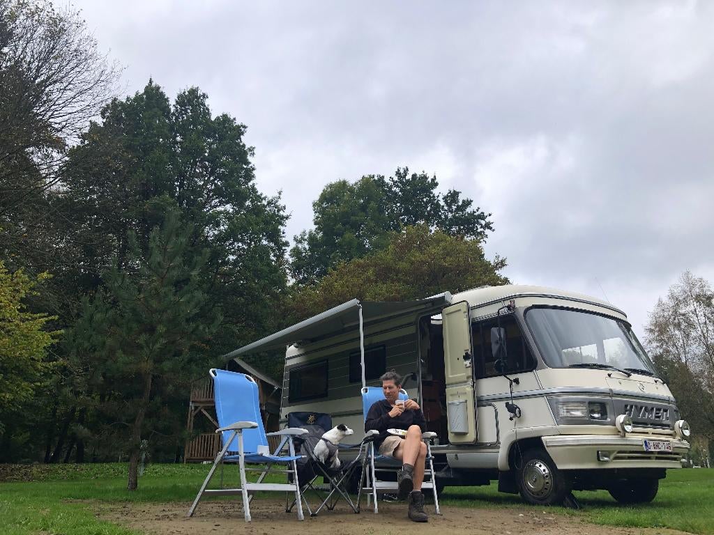 Elektrische Thule Omnistor 5200 luifel van 4 meter met LED, Caravans en Kamperen, Voortenten en Luifels, Ophalen, Gebruikt, Thule
