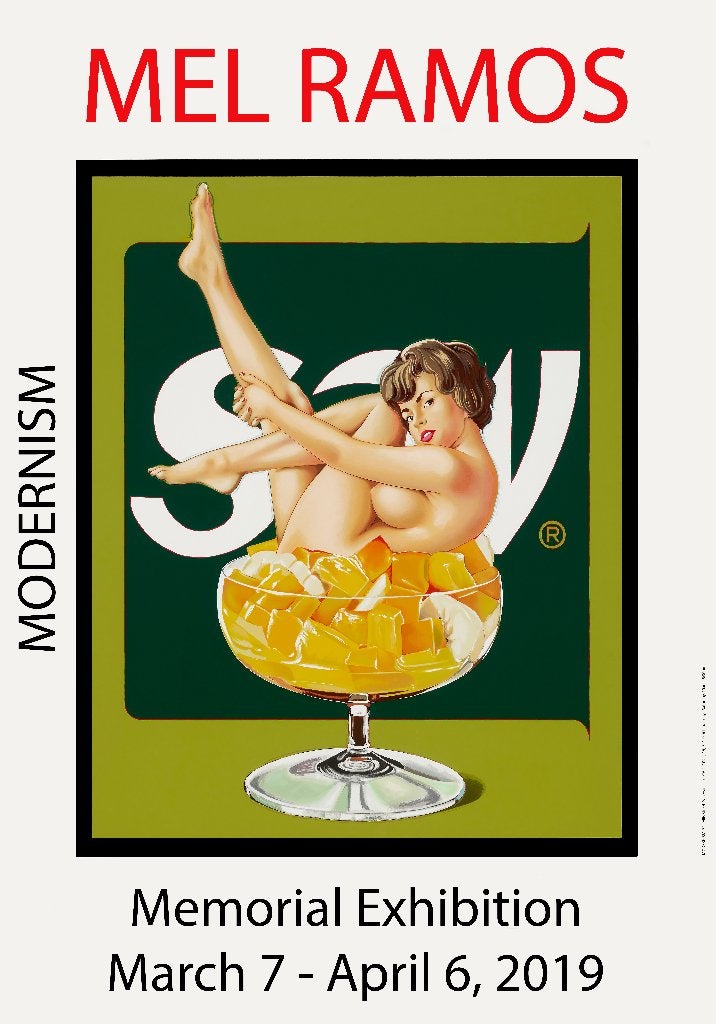Affiche Mel Ramos, Ophalen of Verzenden