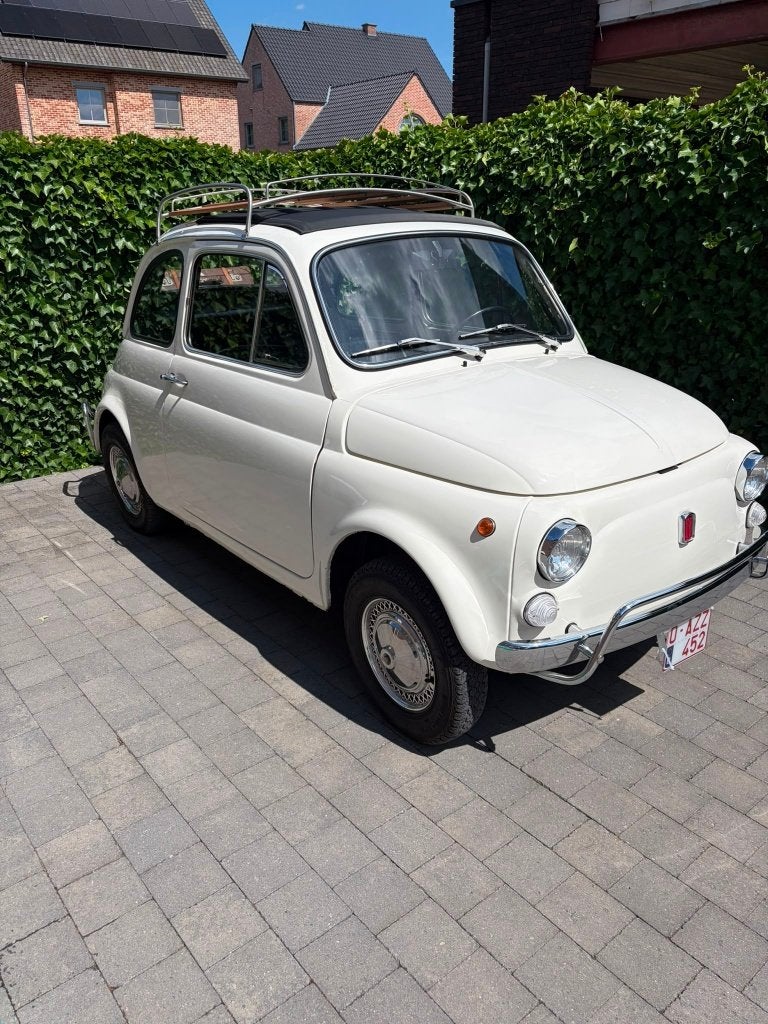 Fiat 500L 1972, Autos, Cuir, Achat, 3 places, Boîte manuelle