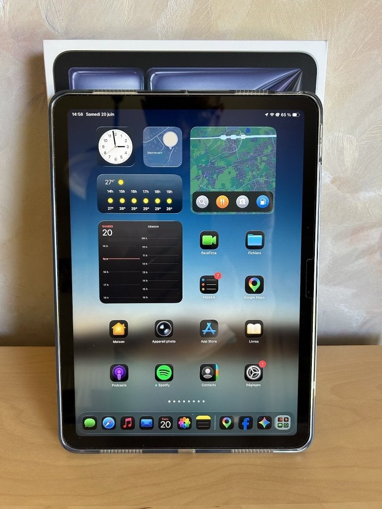 Apple iPad Air 11 Wifi M2 128 GB Space Gray, Computers en Software, Apple iPads, Zo goed als nieuw, Apple iPad, Wi-Fi, 128 GB