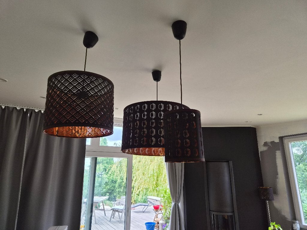 Luminaires NYMO ikea, Suspension, Rond, Enlèvement, Utilisé