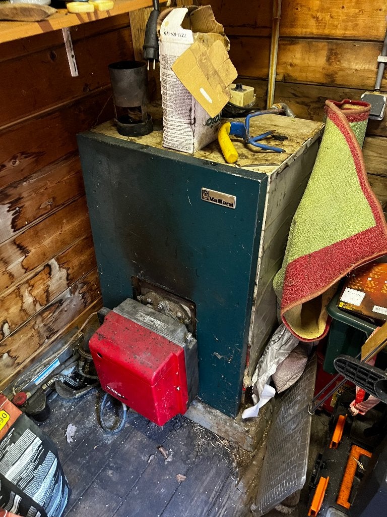 Cv ketel mazout, Doe-het-zelf en Bouw, Ophalen, Gebruikt, 100 liter of meer, 6 t/m 10 jaar oud