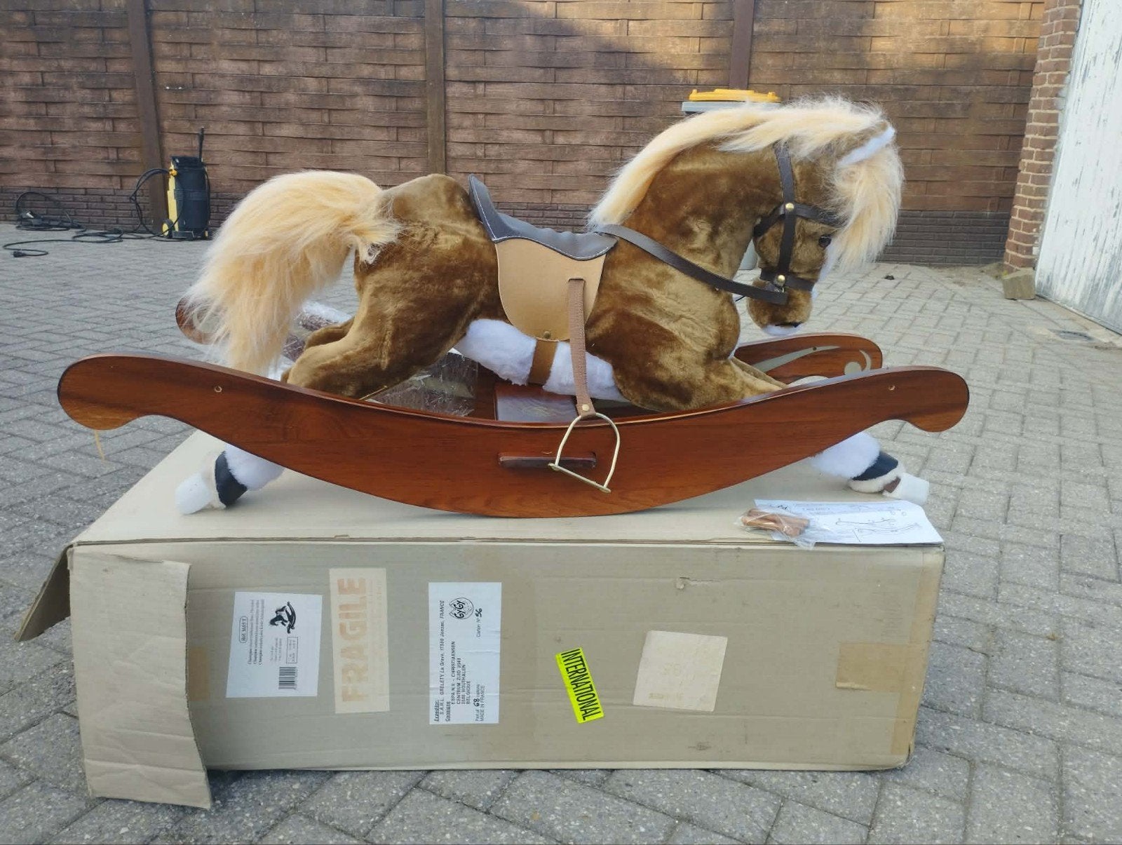 gygy schommel paard nieuw, Ophalen of Verzenden, Nieuw