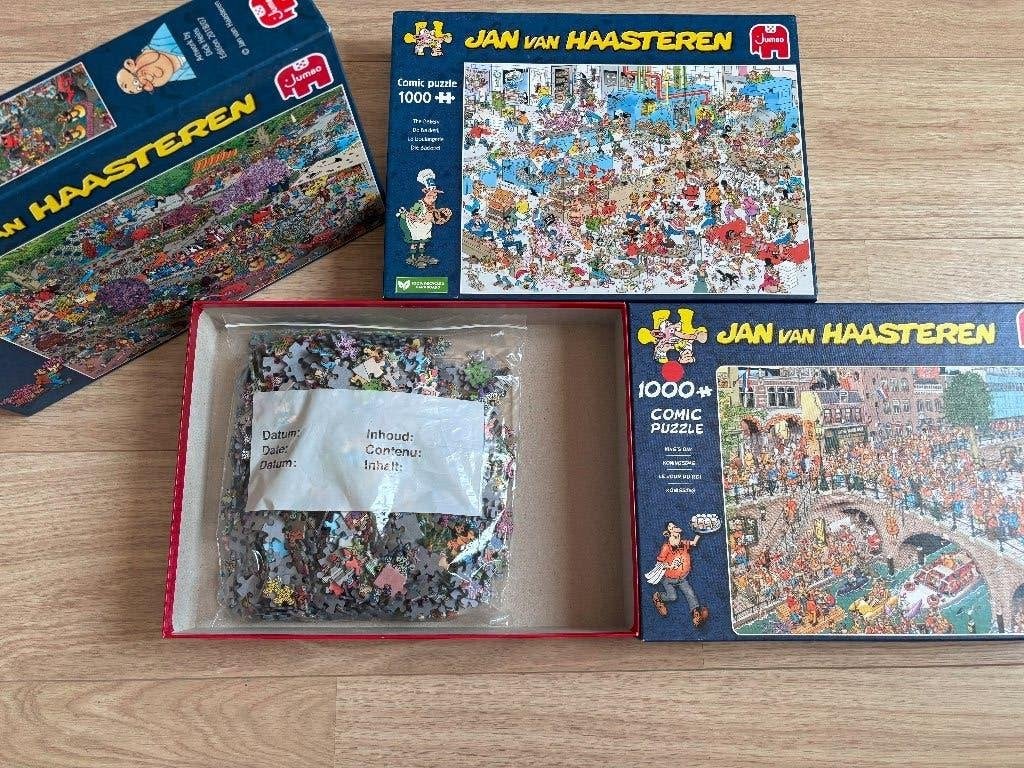 Puzzels Van Haasteren, Hobby en Vrije tijd, Denksport en Puzzels, Ophalen of Verzenden, 500 t/m 1500 stukjes, Zo goed als nieuw
