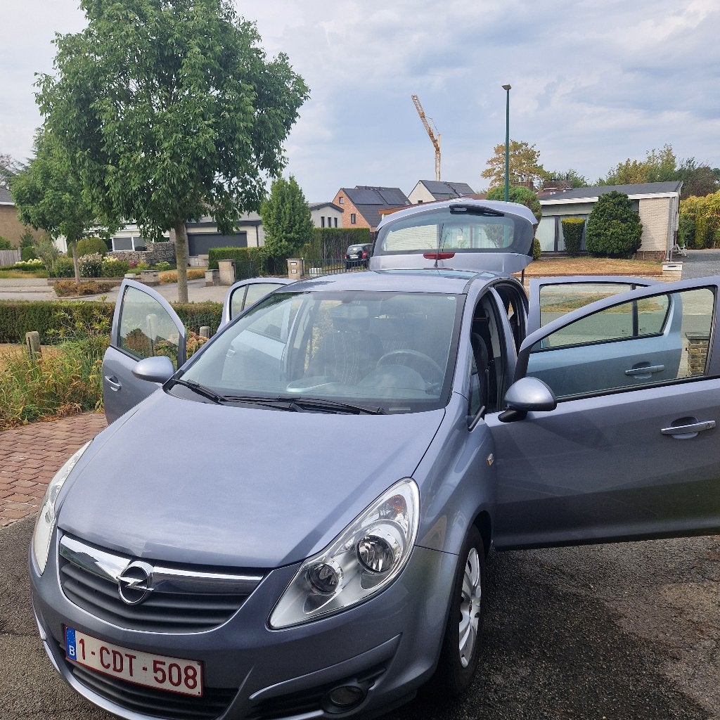 Auto opel corsa 5 deurs, Autos, Opel, Argent ou Gris, Achat, Carnet d'entretien, Noir