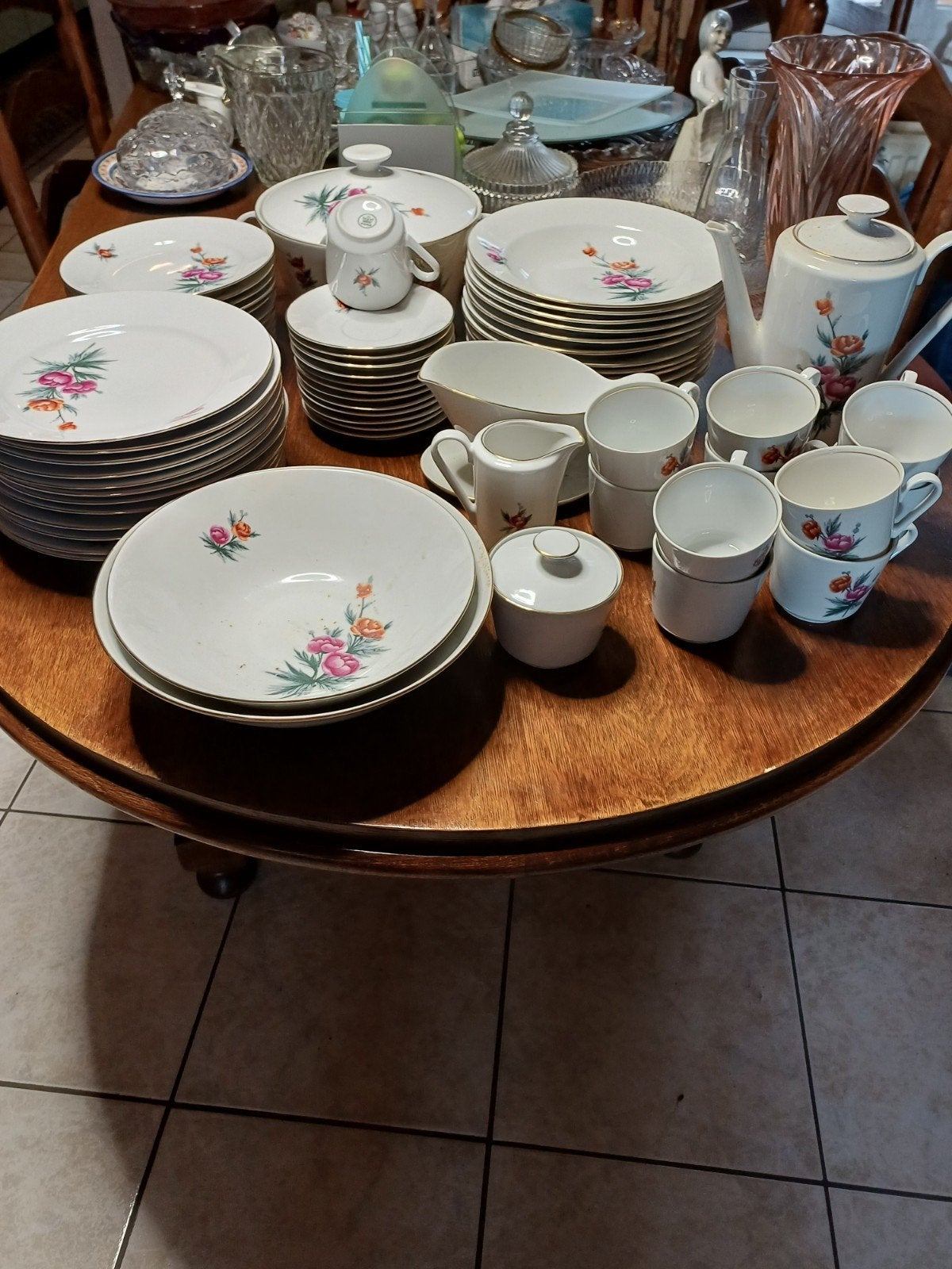 servies, Ophalen