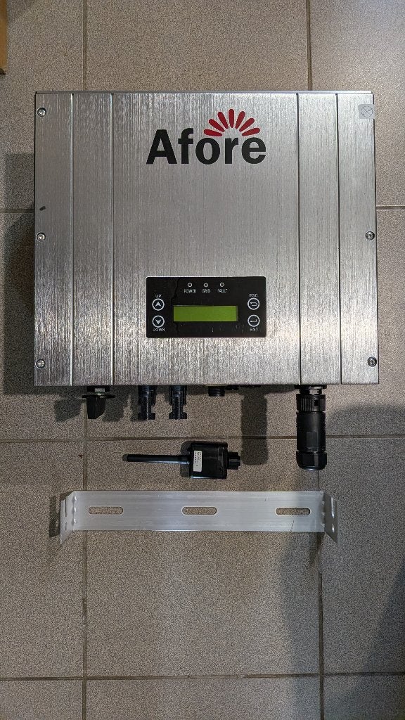 Omvormer Afore HNS5000TL, Doe-het-zelf en Bouw, Ophalen, Zo goed als nieuw, Compleet systeem, 200 wattpiek of meer
