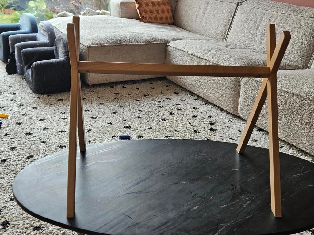 Houten speelboog, Ophalen