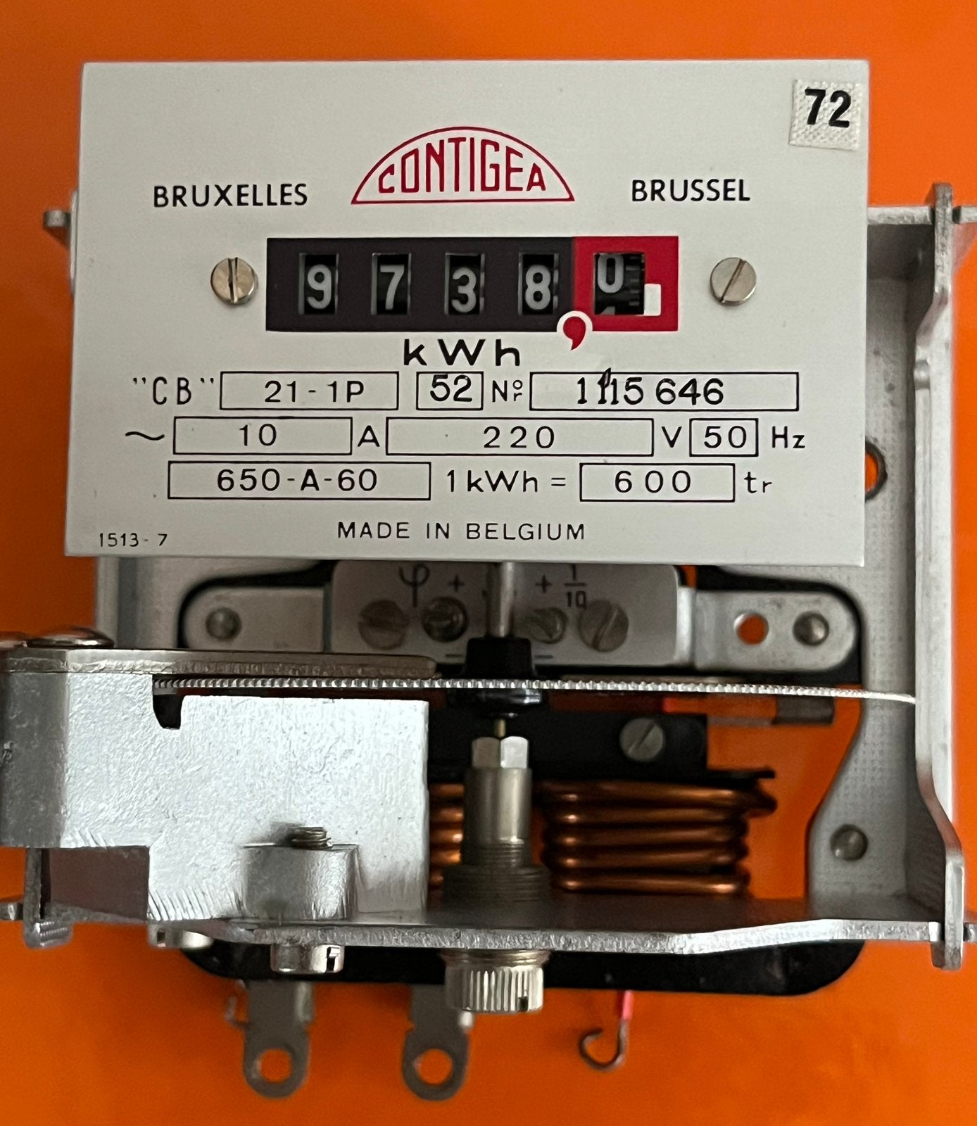 Kwh meter binnenwerk, Ophalen of Verzenden, Zo goed als nieuw