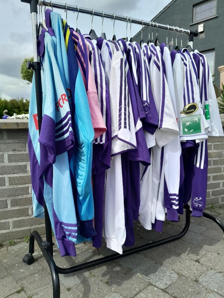 Maillots de match portés par Anderlecht - cartes de joueur, Enlèvement, Utilisé