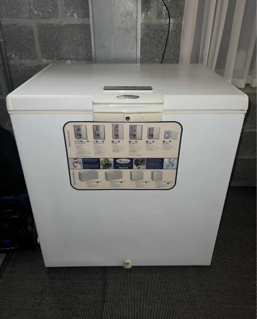Diepvries Whirlpool H87xB81xD65 (met gebruikssporen), Gebruikt, 60 tot 90 cm, Ophalen, Vrieskast