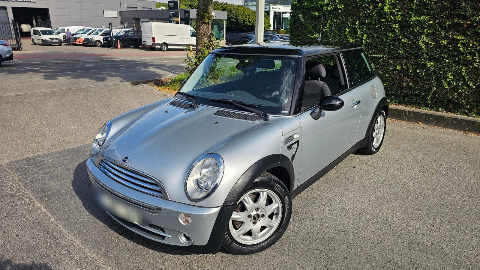 Mini Cooper 1.6L Benzin/AUTOMATICH/119.000KM/Bj 2006/Navigat, Auto's, Automaat, 4 zetels, Stof, Zwart