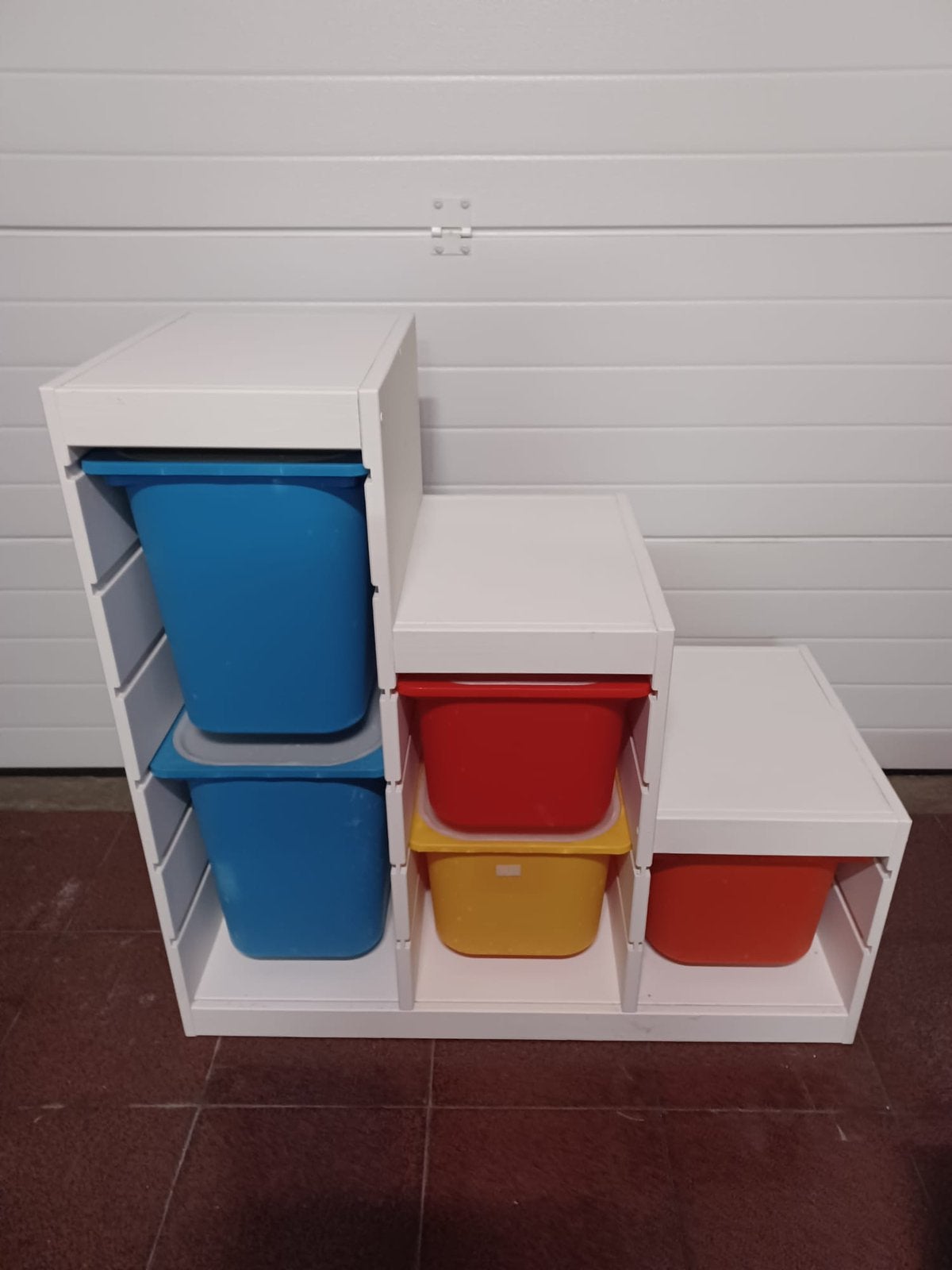 TROFAST Opbergcombinatie met bakken, Kinderen en Baby's, Kinderkamer | Inrichting en Decoratie, Ophalen, Gebruikt, Wit, Opbergmeubel