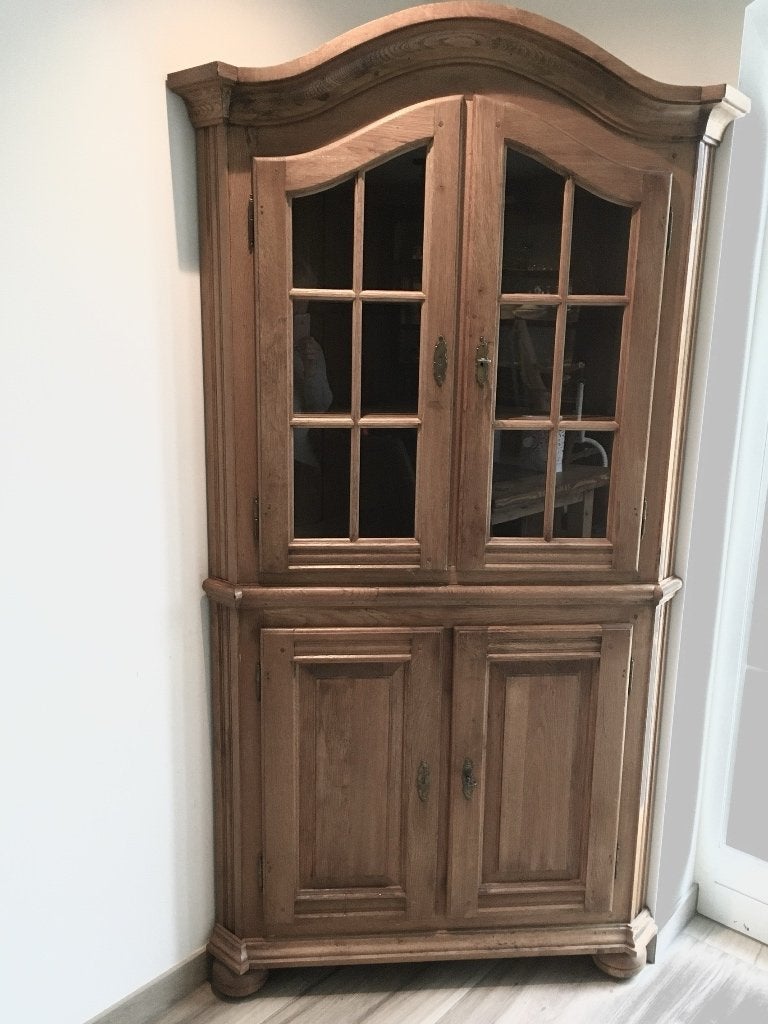 Eikenhouten hoekkast, Huis en Inrichting, Ophalen, Eikenhout, 50 tot 100 cm, 150 tot 200 cm