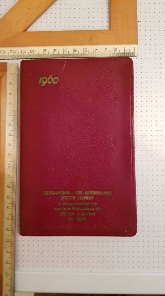 Voor verjaardag - Agenda 1960, Ophalen of Verzenden, Zo goed als nieuw
