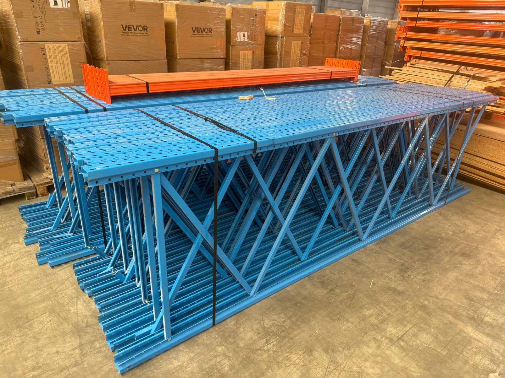 Palletstelling 4,1 m hoog en ook 7 m en 1,7 m, Ophalen