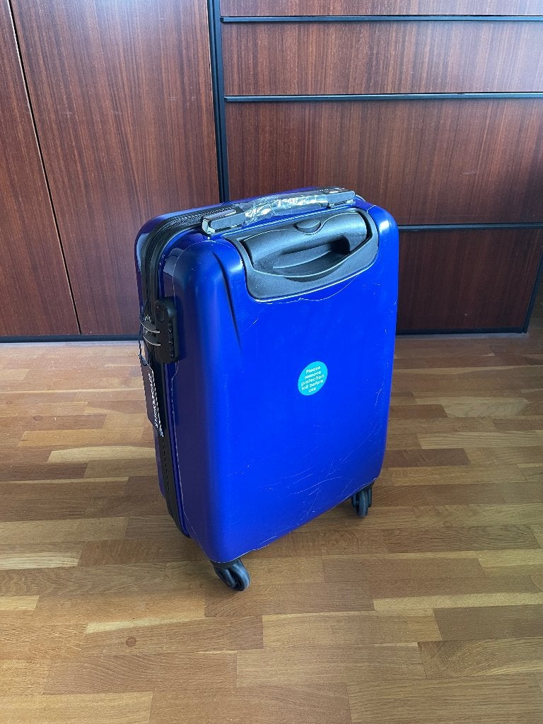 Nieuwe rolkoffer handbagage, Ophalen, 50 tot 60 cm, Hard kunststof, Nieuw