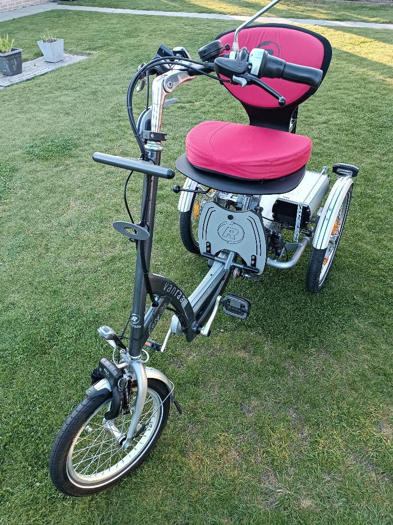 Van Raam Easy Go scootmobielfiets – Originele nieuwe accu, Fietsen en Brommers, Gebruikt, Versnellingen, Trommelrem, Ophalen